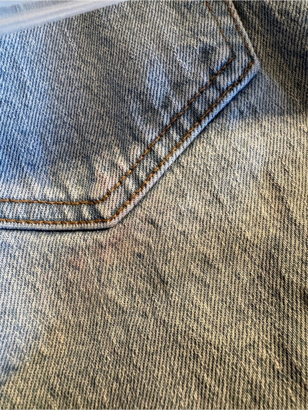 Abercrombie & Fitch 4” Dad Shorts Light Wash Denim High Rise Size 28 (1337) - Picture 7 of 8